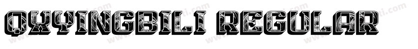 QXyingbili Regular字体转换